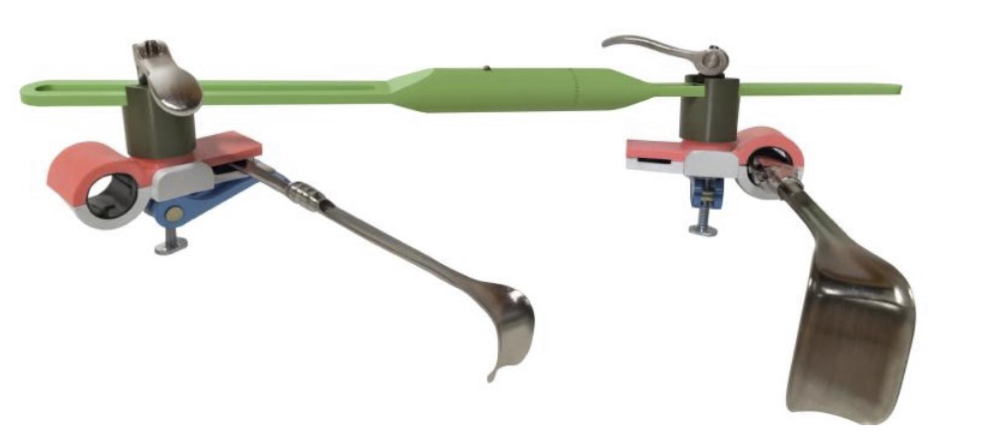 prototype of Tractura, a dual surgical retraction device