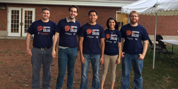 Jennifer Cortes with the Campana de Salud Team.