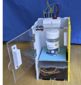 Final Cabinet design prototype for PillSafe