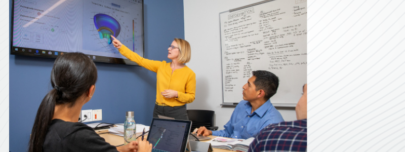 Amy Wagoner Johnson teaching Carle Illinois medical students