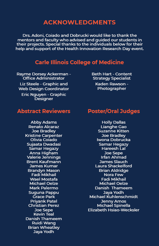 Health Innovation Research Day 202211