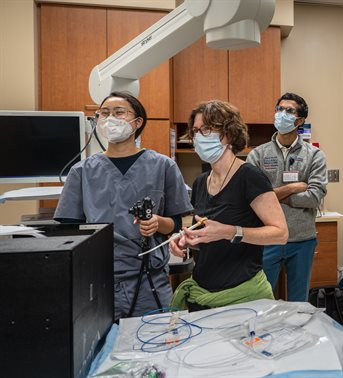 &amp;amp;amp;amp;lt;em&amp;amp;amp;amp;gt;Megan Lim, (CI MED Class of 2026)&amp;amp;amp;amp;amp;nbsp;gained hands-on experience with GI endoscopy equipment and procedures under the guidance of&amp;amp;amp;amp;amp;nbsp;Dr. Patricia Henry. Photo by Kaden Rawson.&amp;amp;amp;amp;lt;/em&amp;amp;amp;amp;gt;