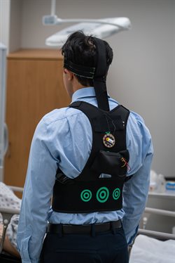 &amp;amp;lt;em&amp;amp;gt;The surgical anti-fatigue vest supports the surgeons neck and provides user feedback. Photo by Kaden Rawson.&amp;amp;lt;/em&amp;amp;gt;