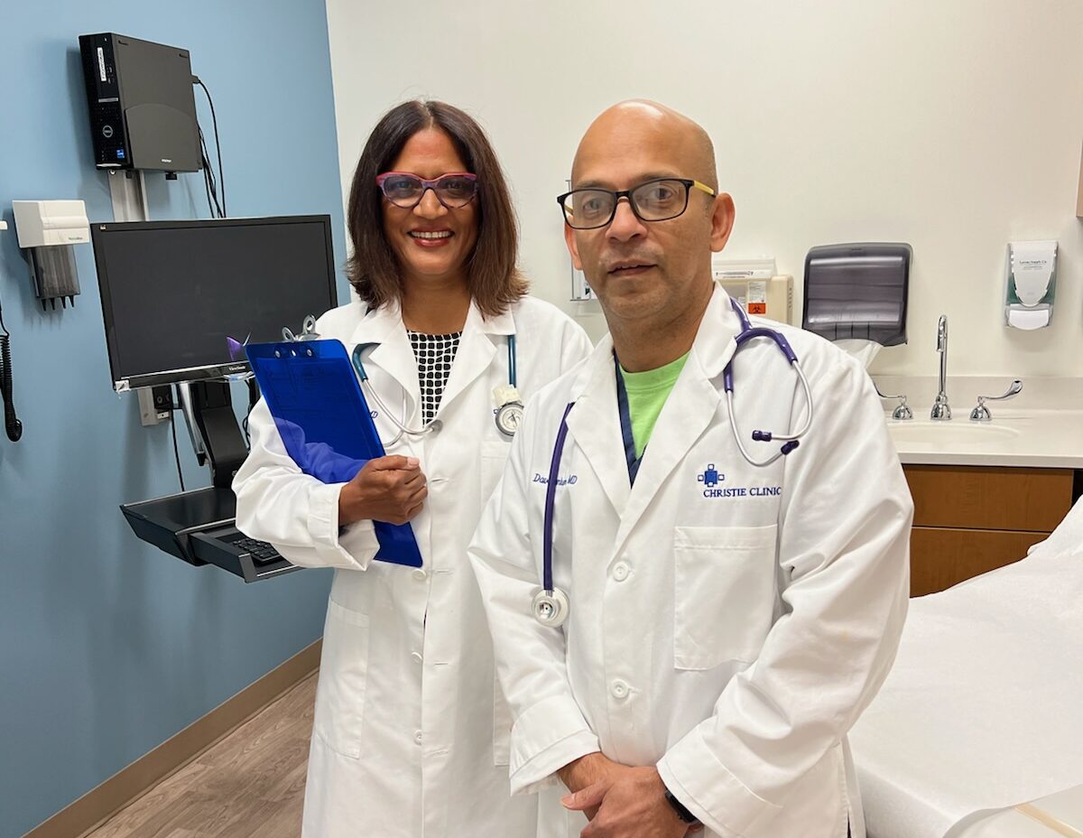 &lt;em&gt;Dr. Japhia Ramkumar&amp;nbsp; (left) and Dr. Davendra Ramkumar (right) of the&amp;nbsp;Carle Illinois College of Medicine are working with Basil&amp;rsquo;s Harvest on a human health nexus project seed-funded by IRAI. (Credit: Japhia Ramkumar)&lt;/em&gt;