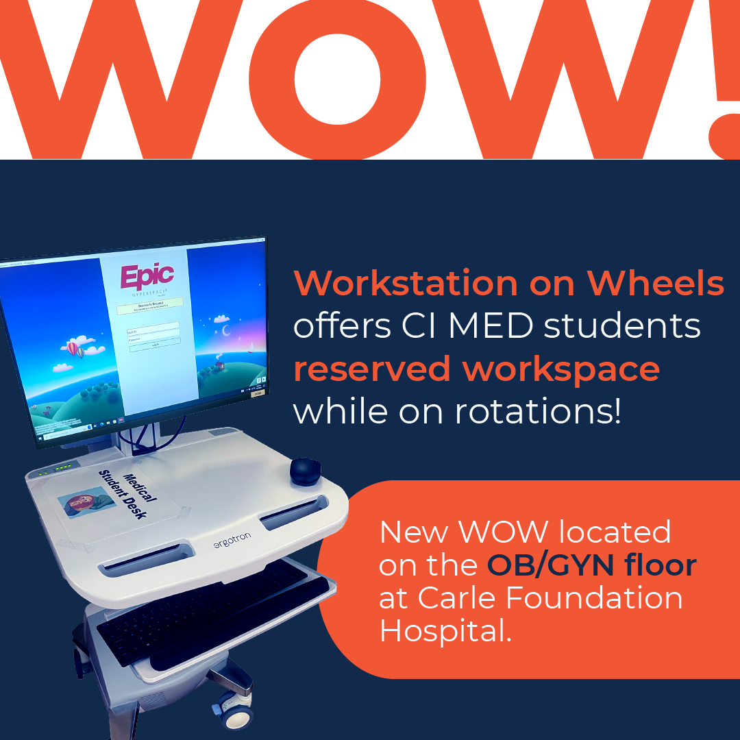 <em>Recent upgrades to student spaces include the addition of new reserved workspaces for CI MED students. It's all part of our commitment to making CI MED the best it can be!</em>